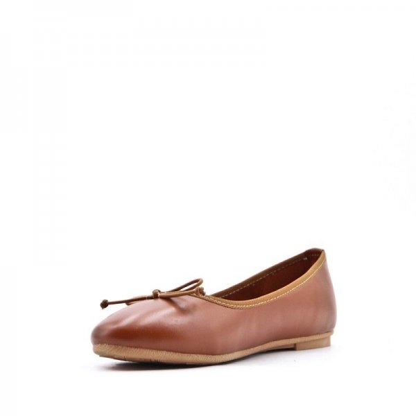 Ballerine confort en simili cuir